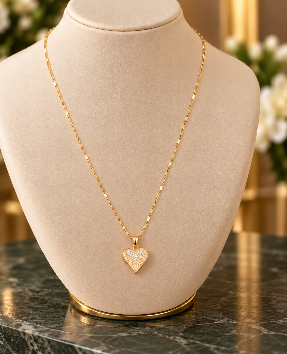 CADENA CON DIJE DE CORAZÓN