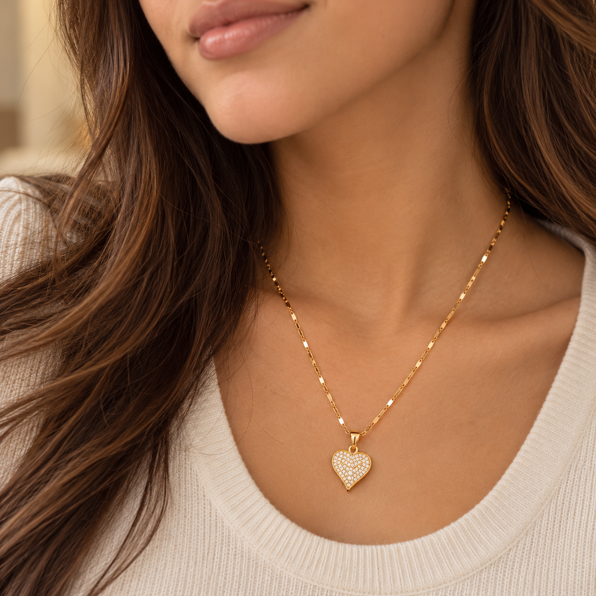CADENA CON DIJE DE CORAZÓN