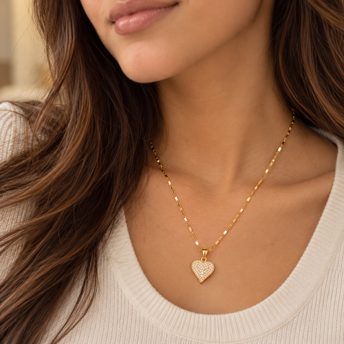 CADENA CON DIJE DE CORAZÓN